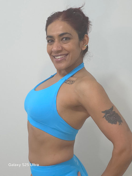 The Elevate Bra Blue