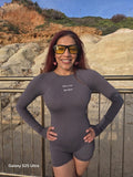 The Flux SS Jumpsuit Storm Grey
