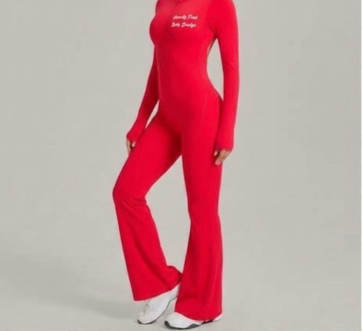 The Flux LS Jumpsuit Brilliant Red