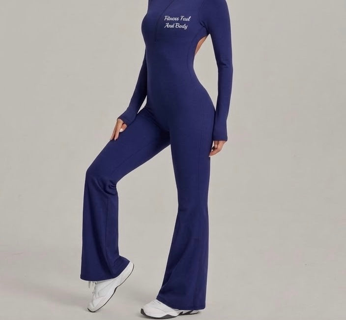 The Flux LS Jumpsuit Magnificent Blue