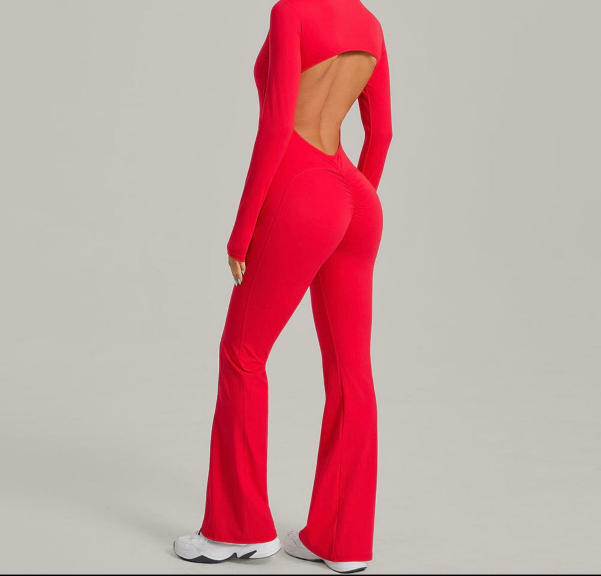 The Flux LS Jumpsuit Brilliant Red