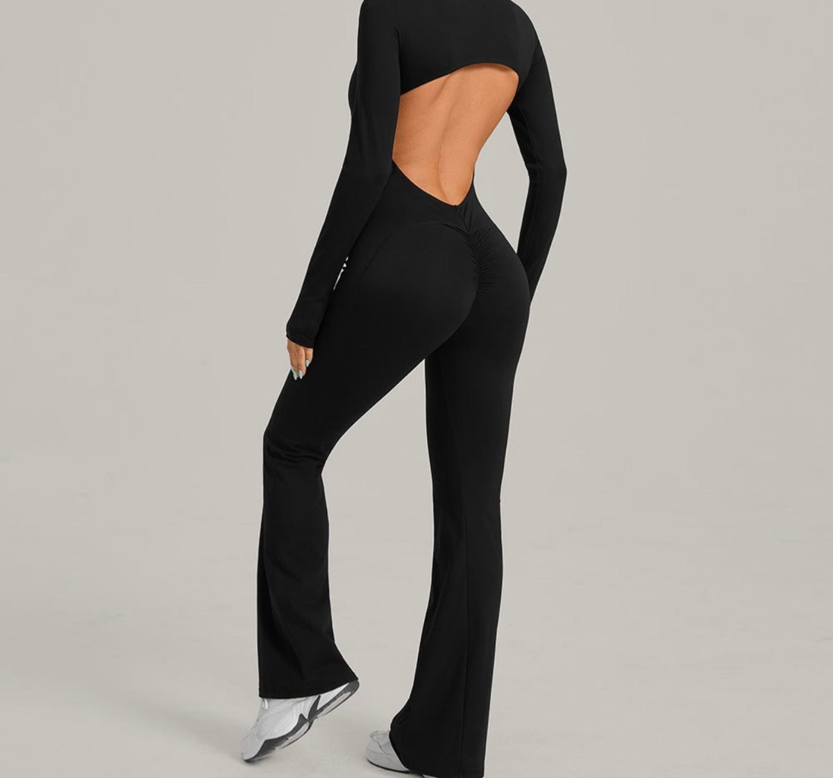 The Flux LS Jumpsuit Obsidian Black