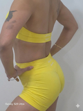 The Elevate Shorts Yellow